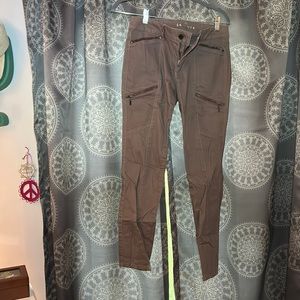 White House Black Market skinny cargo pants, Tan/Brown in color
